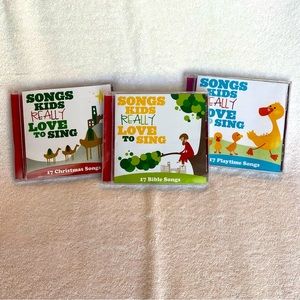 Set of 3 CD’s for children